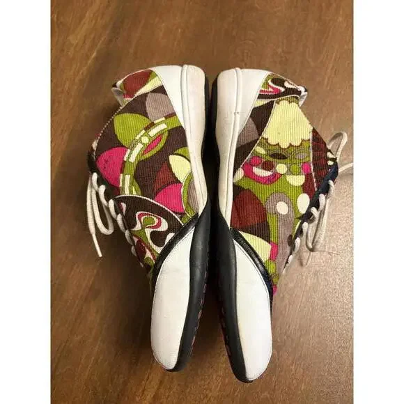 Emilio Pucci Colorful Patterned Sneakers SZ 38 (7.5-8) - Picture 3 of 14